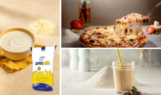 Lactimilk yogurt pizza high pro beverage