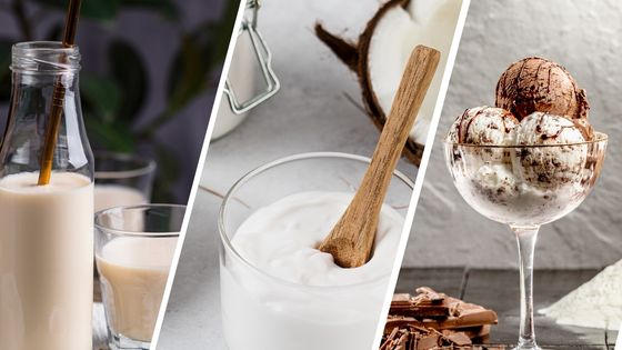 Lactose-free desserts